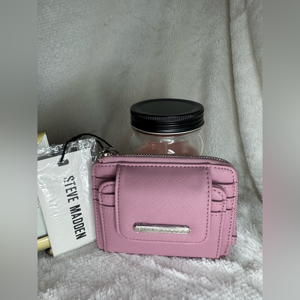 🌷Steve Madden Cos Pink BHARPE Cardholder🌷 - Picture 1 of 7